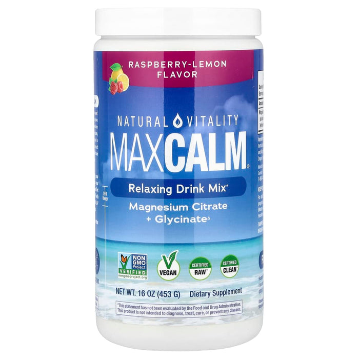 Magnesio Citrato + Glicinato en Polvo – Descanso y Calma | Natural Vitality